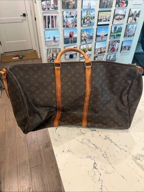 Louis Vuitton Weekender Duffel Bag KEEPALL 60. Project bag / as is condition
